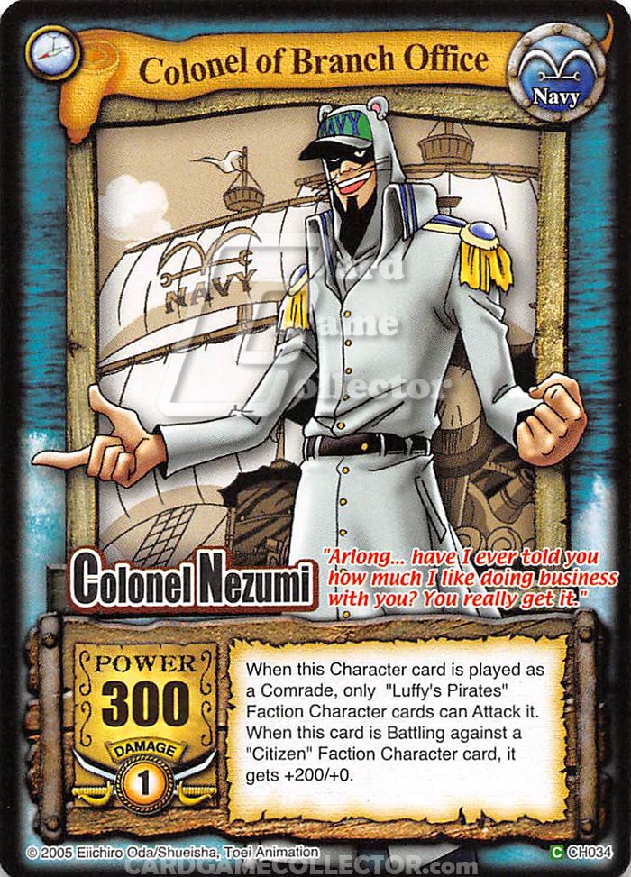 One Piece CCG (2005): Colonel of Branch Office
