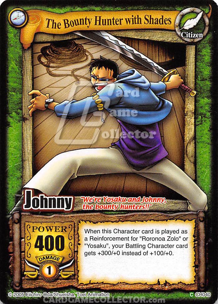 One Piece CCG (2005): The Bounty hunter with Shades