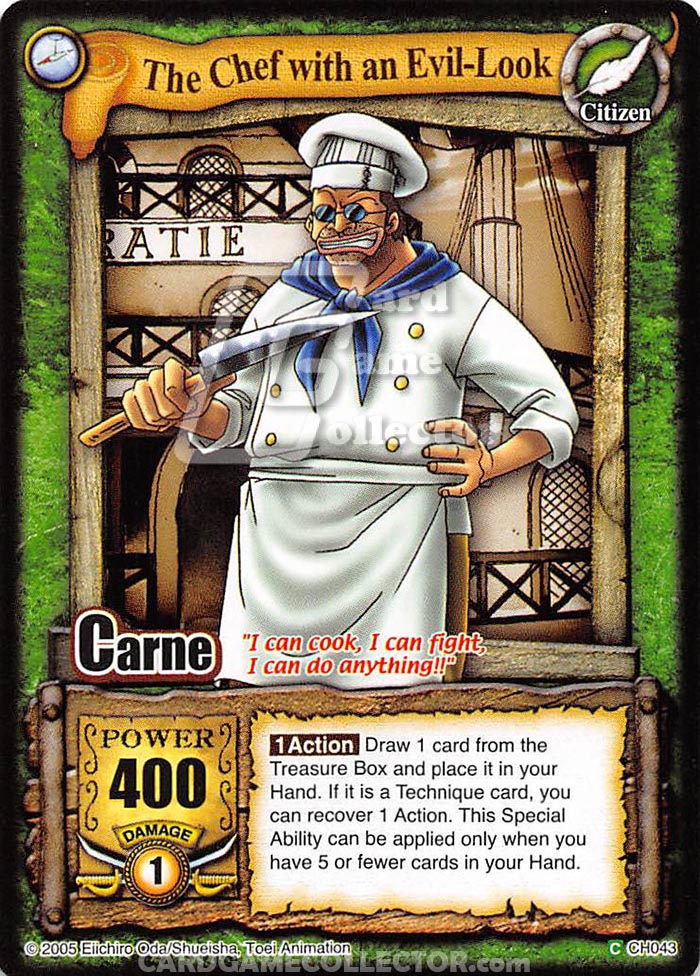 One Piece CCG (2005): The Chef with an Evil-Look