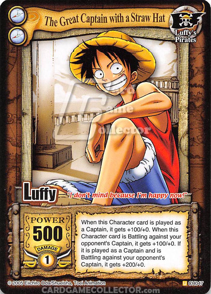 One Piece CCG (2005): The Great Captain with a Straw Hat