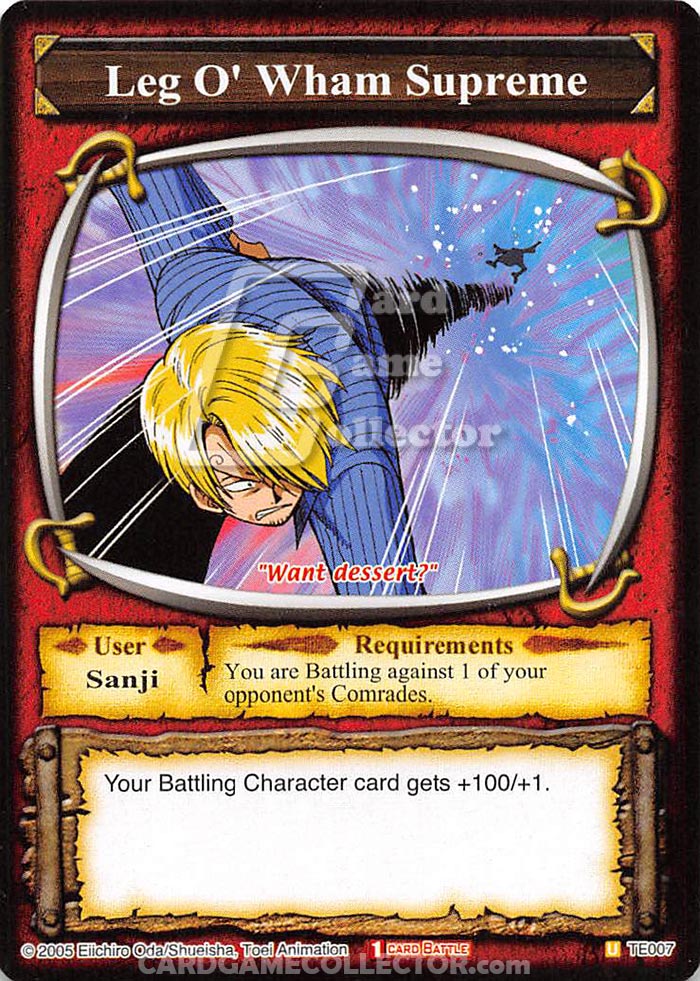 One Piece CCG (2005): Leg O' Wham Supreme