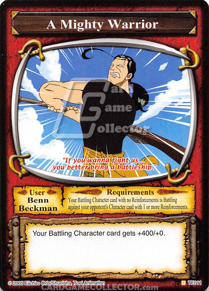 One Piece CCG (2005): A Might Warrior