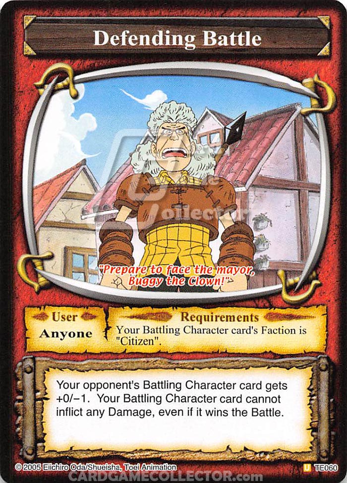One Piece CCG (2005): Defending Battle