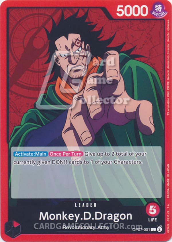 One Piece TCG (2022): Monkey D Dragon