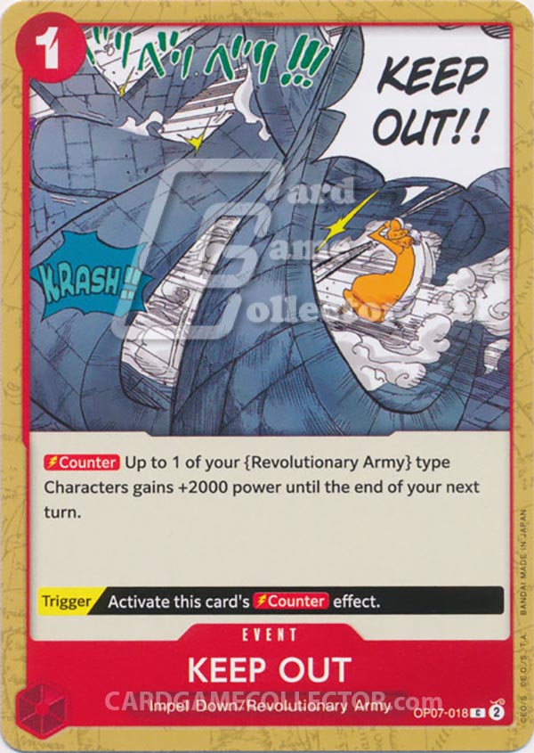 One Piece TCG (2022): KEEP OUT