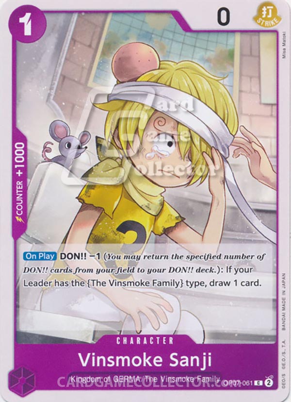 One Piece TCG (2022): Vinsmoke Sanji