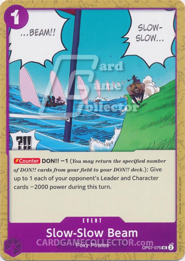 One Piece TCG (2022): Slow-Slow Beam