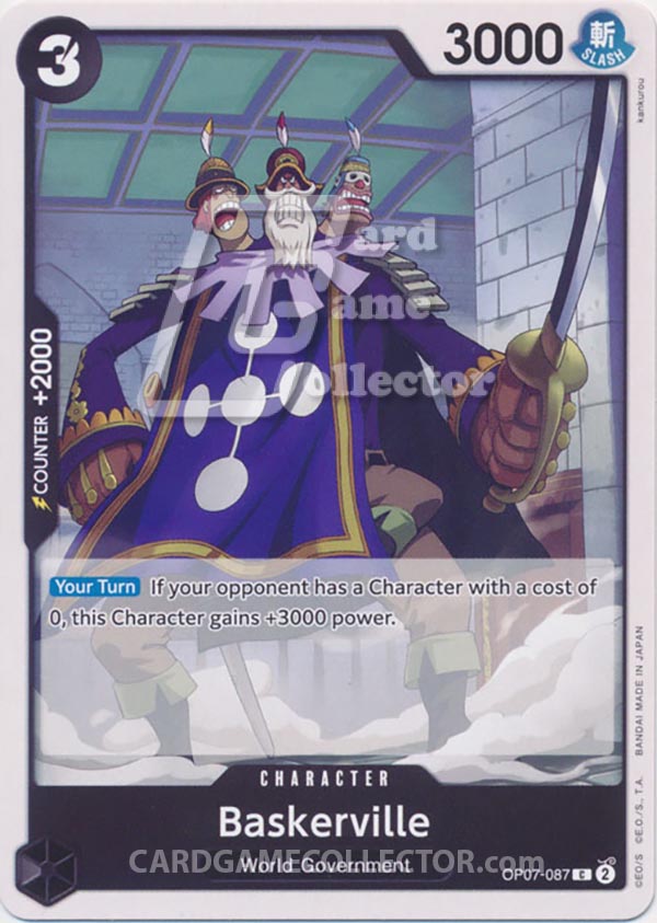 One Piece TCG (2022): Baskerville