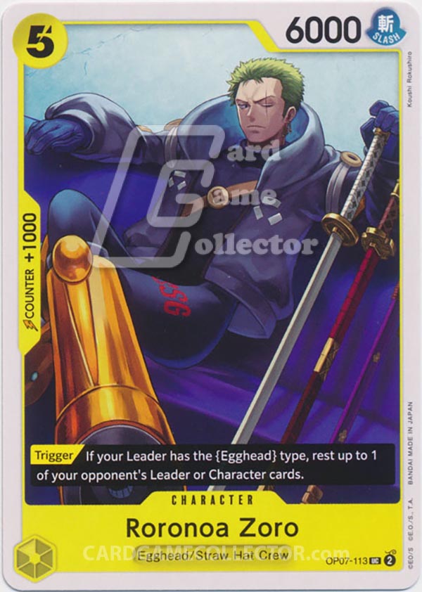 One Piece TCG (2022): Roronoa Zoro