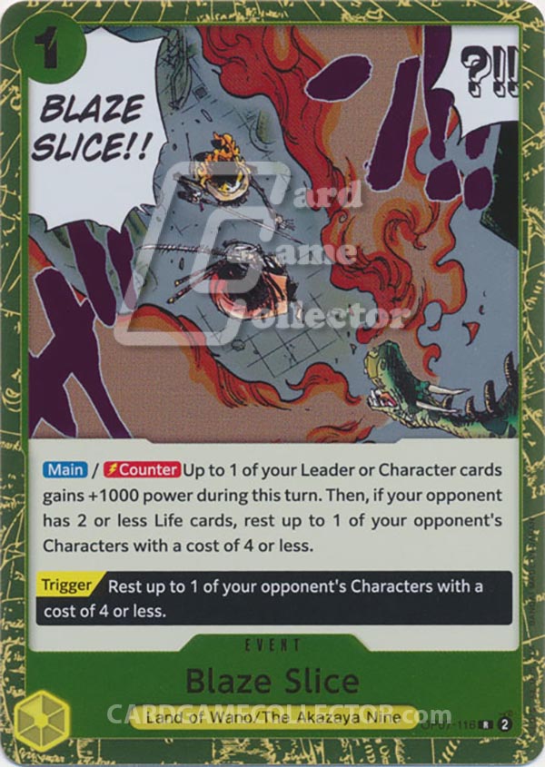 One Piece TCG (2022): Blaze Slice