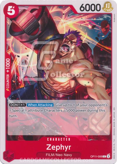 One Piece TCG (2022): Zephyr