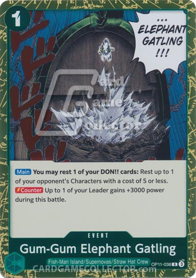 One Piece TCG (2022): Gum-Gum Elephant Gatling