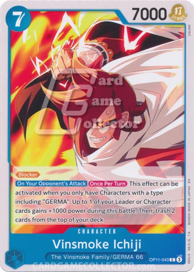 One Piece TCG (2022): Vinsmoke Ichiji
