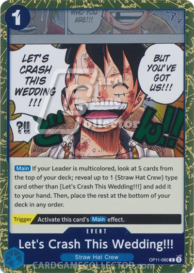 One Piece TCG (2022): Let's Crash This Wedding!!!