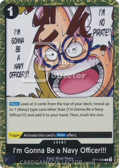 One Piece TCG (2022): I'm Gonna Be a Navy Officer!!!