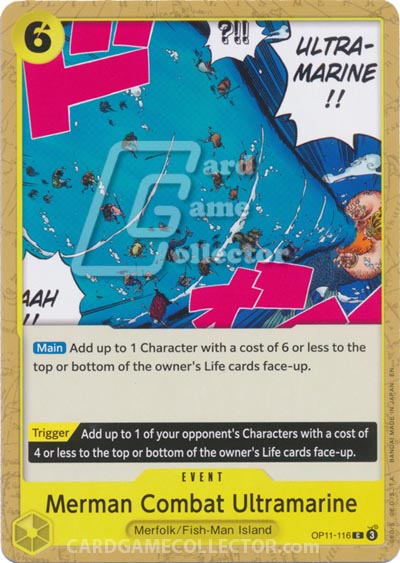 One Piece TCG (2022): Merman Combat Ultramarine