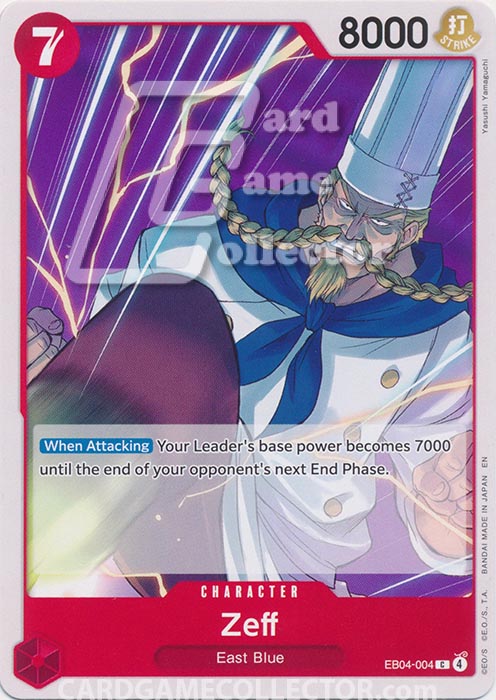 One Piece TCG (2022): Zeff