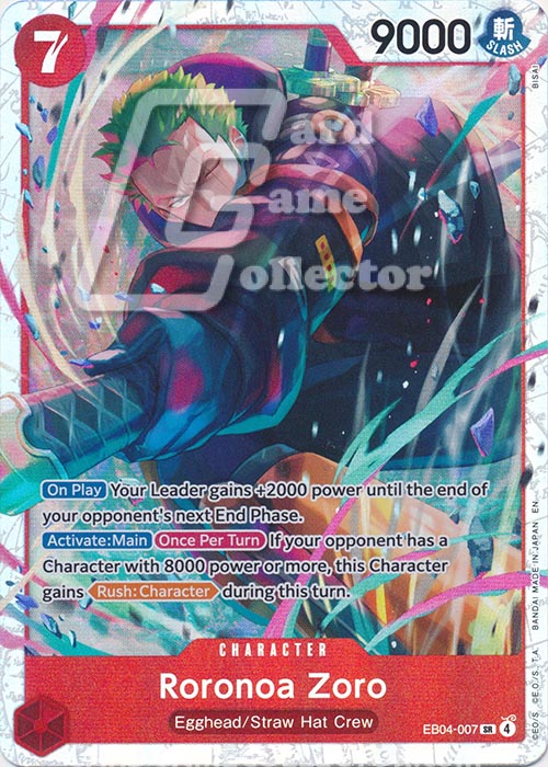 One Piece TCG (2022): Roronoa Zoro