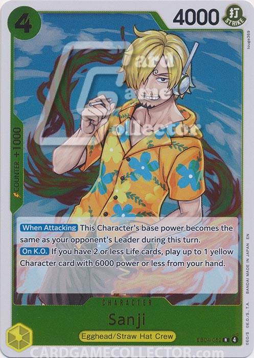 One Piece TCG (2022): Sanji
