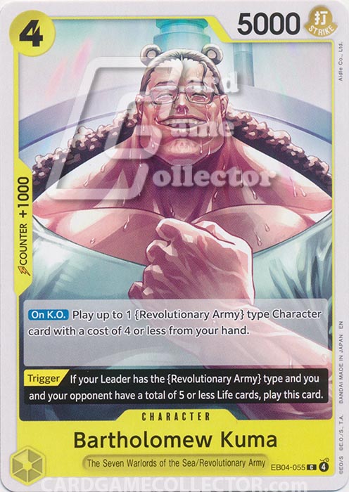 One Piece TCG (2022): Bartholomew Kuma