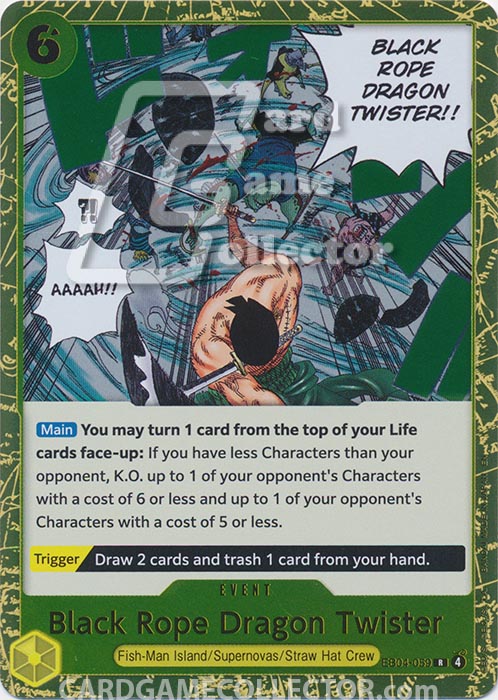 One Piece TCG (2022): Black Rope Dragon Twister