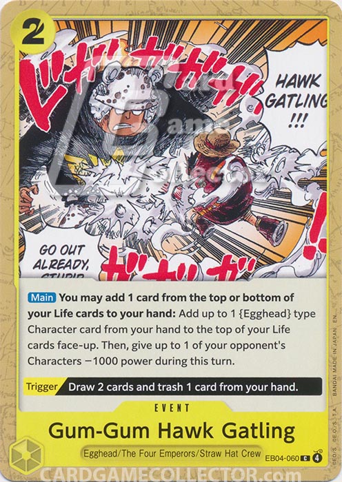 One Piece TCG (2022): Gum-Gum Hawk Gatling