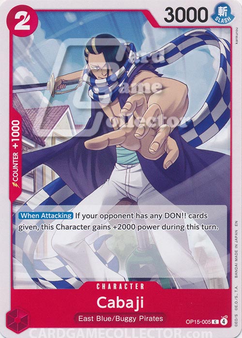 One Piece TCG (2022): Cabaji