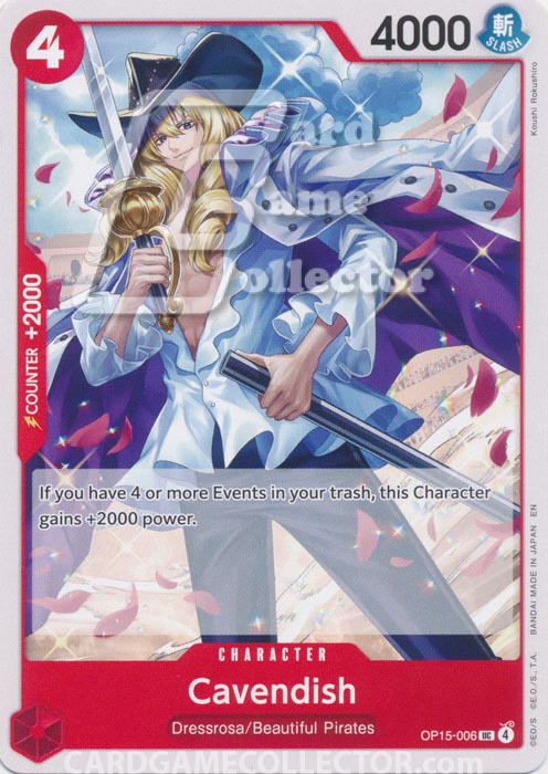 One Piece TCG (2022): Cavendish