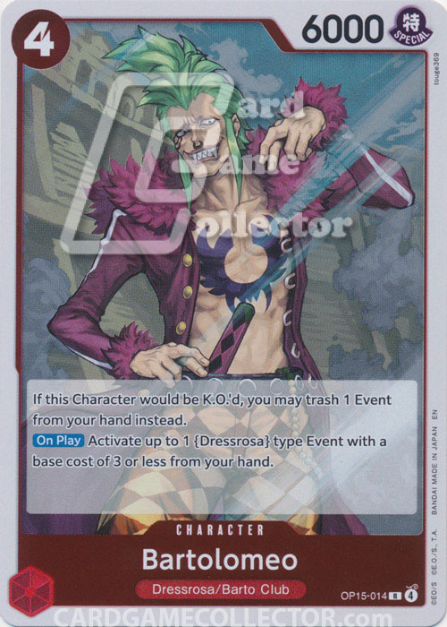 One Piece TCG (2022): Bartolomeo