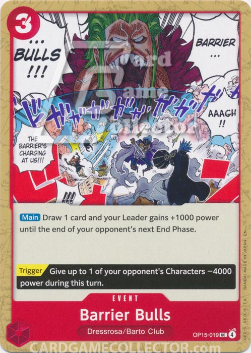 One Piece TCG (2022): Barrier Bulls