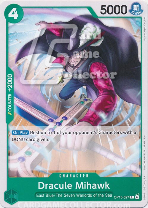 One Piece TCG (2022): Dracule Mihawk