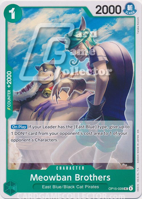 One Piece TCG (2022): Meowban Brothers