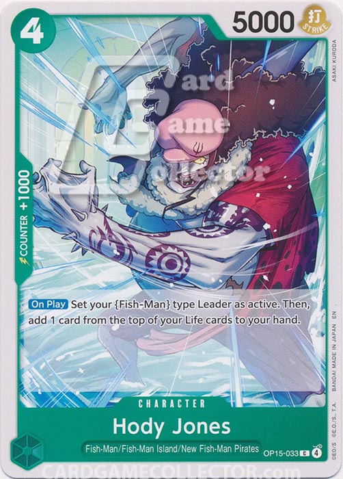 One Piece TCG (2022): Hody Jones