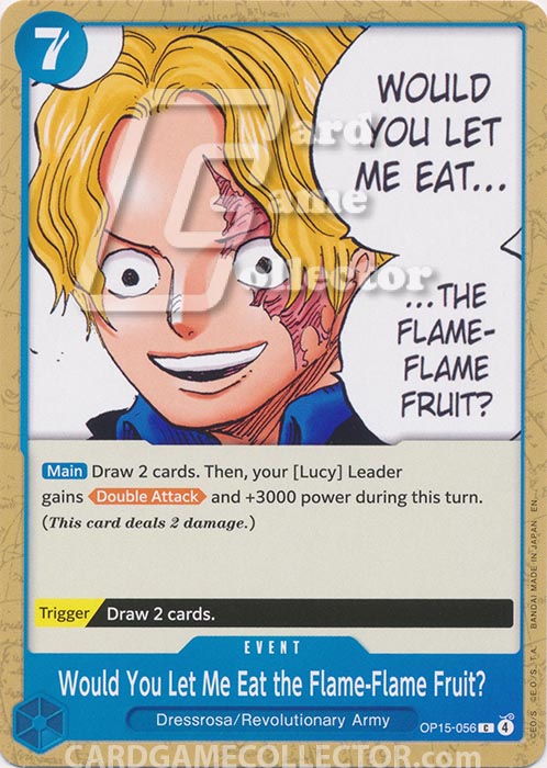One Piece TCG (2022): Would You Let Me Eat the Flame-Flame Fruit?
