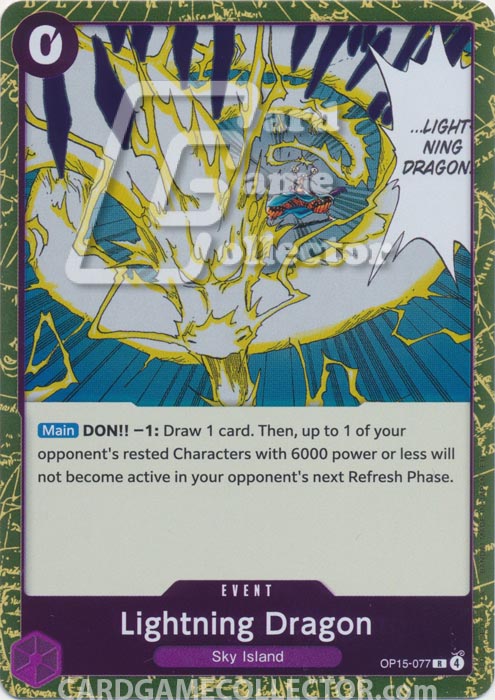 One Piece TCG (2022): Lightning Dragon