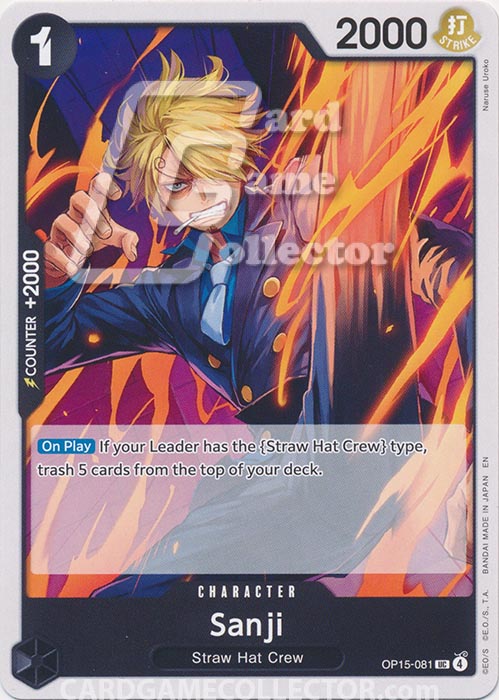 One Piece TCG (2022): Sanji