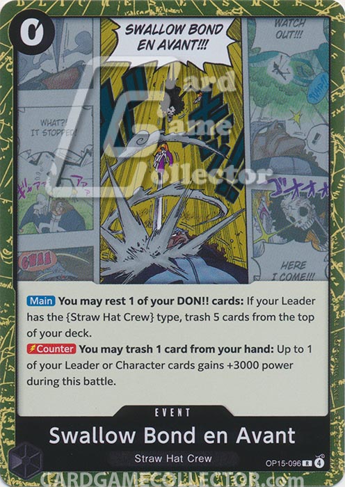 One Piece TCG (2022): Swallow Bond en Avant