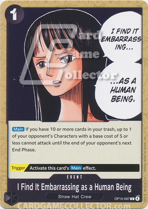One Piece TCG (2022): I Find It Embarrassing as a Human Being