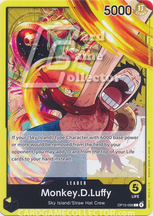 One Piece TCG (2022): Monkey D Luffy