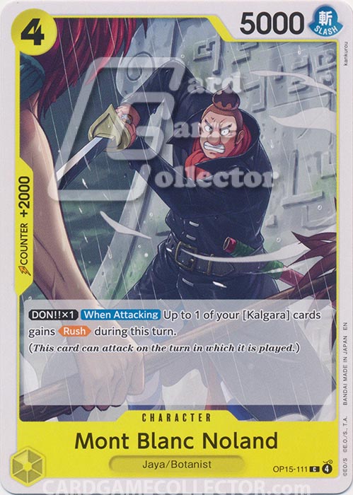 One Piece TCG (2022): Mont Blanc Noland