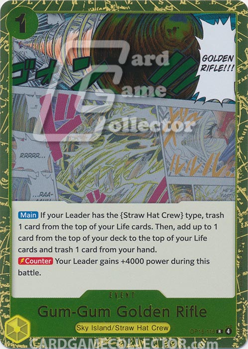 One Piece TCG (2022): Gum-Gum Golden Rifle