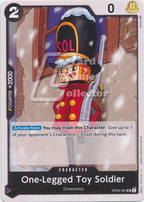 One Piece TCG (2022): One-Legged Toy Soldier
