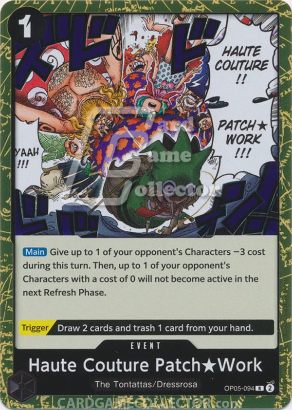 One Piece TCG (2022): Haute Couture Patch Work
