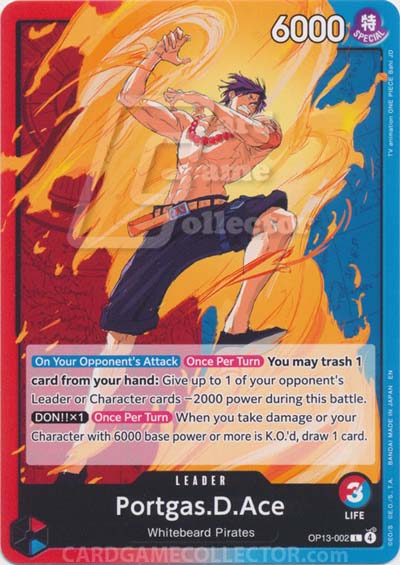 One Piece TCG (2022): Portgas.D.Ace