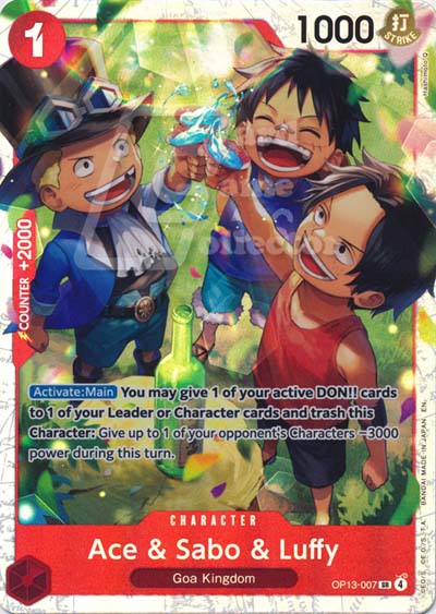 One Piece TCG (2022): Ace & Sabo & Luffy