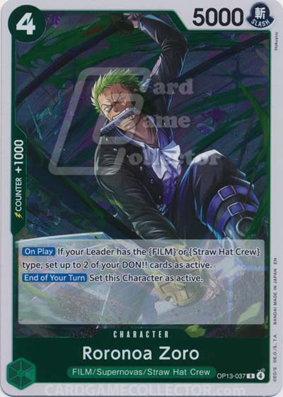 One Piece TCG (2022): Roronoa Zoro