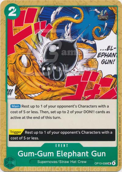 One Piece TCG (2022): Gum-Gum Elephant Gun