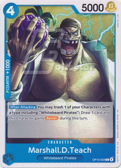 One Piece TCG (2022): Marshall.D.Teach