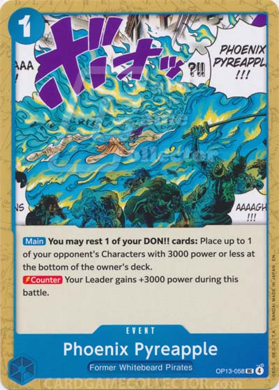 One Piece TCG (2022): Phoenix Pyreapple