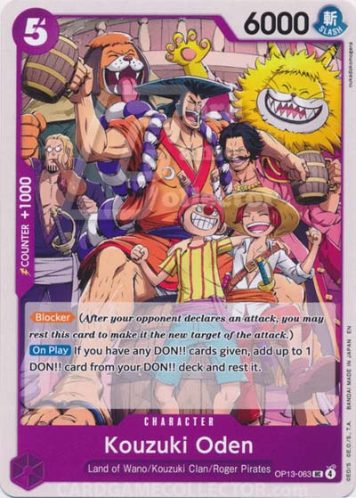 One Piece TCG (2022): Kouzuki Oden